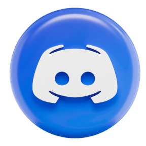 Discord logo blue pin